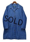 90's~【ビンテージ】【ORVIS】オービス【デニムコート】 ショップコート【レディース古着】【サイズM〜L】 