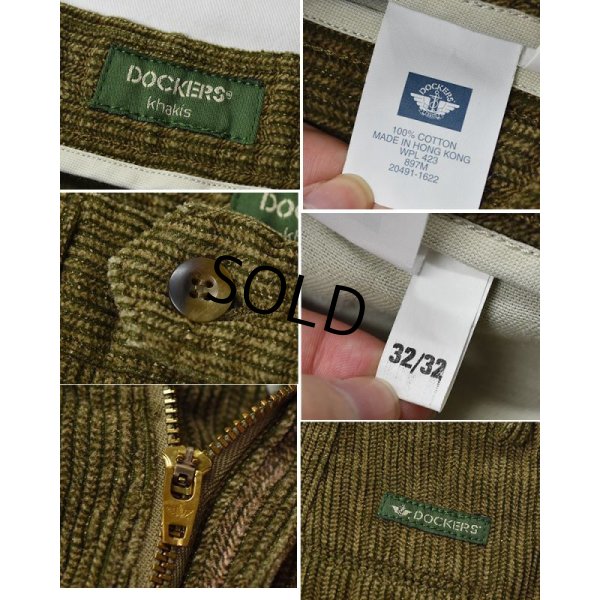 画像2: 【DOCKERS】ドッカーズ【ブラウン】【２タックコーデュロイパンツ】【32×32】 