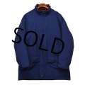 90's【ビンテージ】【L.L.Bean】【ＬＬビーン】【紺×エンジ】ナイロン×裏フリース【ナイロンコート】【ナイロンジャケット】【サイズＬ】 