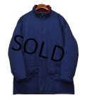 90's【ビンテージ】【L.L.Bean】【ＬＬビーン】【紺×エンジ】ナイロン×裏フリース【ナイロンコート】【ナイロンジャケット】【サイズＬ】 