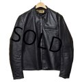60's【ビンテージ】【HARLEY DAVIDSON】ハーレーダビッドソン【黒】【シングルレザージャケット】【シングルライダースジャケット】【サイズ３８】 