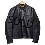 60's【ビンテージ】【HARLEY DAVIDSON】ハーレーダビッドソン【黒】【シングルレザージャケット】【シングルライダースジャケット】【サイズ３８】 