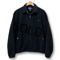 【ラルフローレン】POLO RALPH LAUREN【黒】フリースブルゾン【ブルゾン】【サイズＬ】 