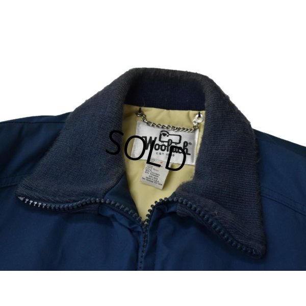 画像4: 80's~ 【USA製】【ビンテージ】【ウールリッチ】woolrich【青】【中綿入り】【フルジップジャケット】ジャケット 【サイズM】 