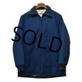 80's~ 【USA製】【ビンテージ】【ウールリッチ】woolrich【青】【中綿入り】【フルジップジャケット】ジャケット 【サイズM】 