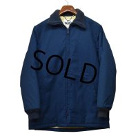 80's~ 【USA製】【ビンテージ】【ウールリッチ】woolrich【青】【中綿入り】【フルジップジャケット】ジャケット 【サイズM】 