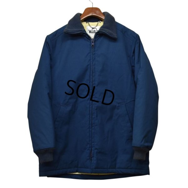 画像1: 80's~ 【USA製】【ビンテージ】【ウールリッチ】woolrich【青】【中綿入り】【フルジップジャケット】ジャケット 【サイズM】 