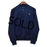 【ビンテージ】【フレッドペリー】Fred Perry【紺】ジャージ【トラックジャケット】【トラックジャージ】【サイズM】 
