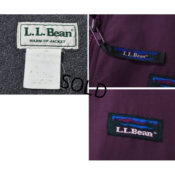 画像2: 【ビンテージ】L.L.Bean 【ＬＬビーン】【紫×グレー】【ウォームアップジャケット】 