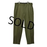 【ビンテージ】【筆記体】【L.L.bean】ＬＬビーン【緑】【ウールサージパンツ】【Ｗ38程度】 