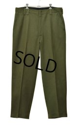 【ビンテージ】【筆記体】【L.L.bean】ＬＬビーン【緑】【ウールサージパンツ】【Ｗ38程度】 
