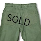  40's【ビンテージ】【米軍実物】USMC【ステンシル入り】【ＨＢＴパンツ】【M41】P41 【Ｗ32】  