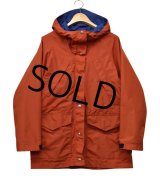 【USA製】【ビンテージ】【Chinook Sport】【オレンジ×青】【ゴアテックス】【マウンテンパーカー】【レディース古着】 