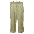 画像2: USA製【デッドストック】【ビンテージ】【ディッキーズ】【Dickies】【ベージュ】【ワークパンツ】【36×31】<br> (2)