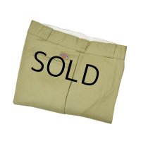 USA製【デッドストック】【ビンテージ】【ディッキーズ】【Dickies】【ベージュ】【ワークパンツ】【36×31】 