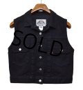 90's~【ビンテージ】リーバイス【LEVI'S】黒【デニムベスト】レディース【サイズS】 