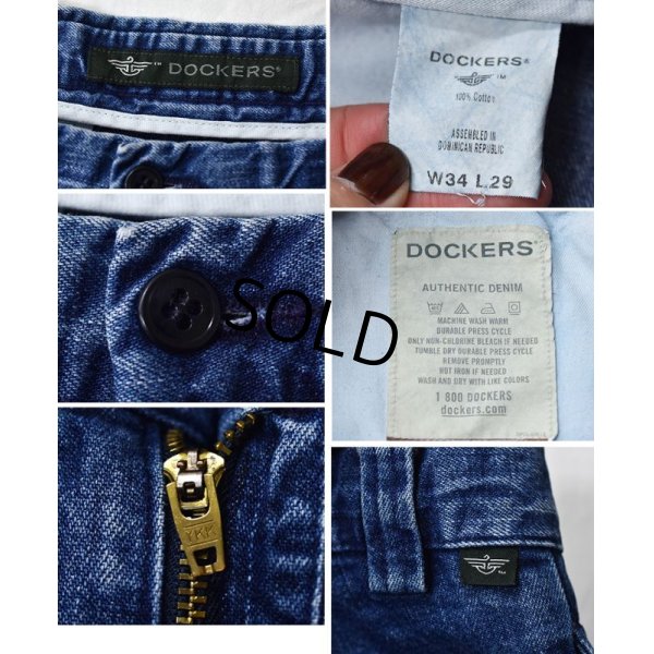 画像3: ビンテージ【DOCKERS】ドッカーズ【２タック】【デニムパンツ】【34X29】 