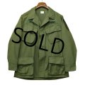 70's【ビンテージ】【米軍実物】【リップストップ】【ジャングルファティーグシャツ】【ファティーグジャケット】【M-short】 