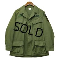 70's【ビンテージ】【米軍実物】【リップストップ】【ジャングルファティーグシャツ】【ファティーグジャケット】【M-short】 