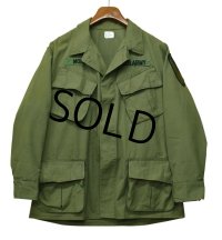 70's【ビンテージ】【米軍実物】【リップストップ】【ジャングルファティーグシャツ】【ファティーグジャケット】【M-short】 