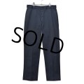 USA製【ビンテージ】【ディッキーズ】【Dickies】【紺】【ワークパンツ】【36ｘ31】 