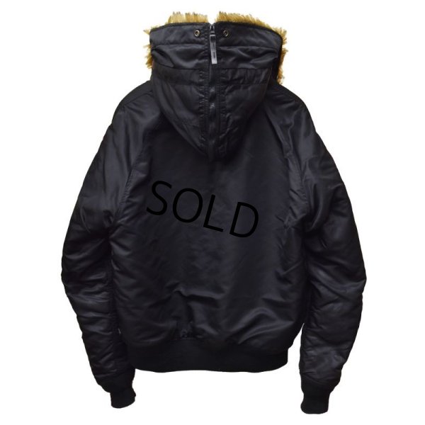 画像3: 【ビンテージ】【アルファ製】黒【B-15タイプ】【フライトジャケット】【サイズＸＬ】  