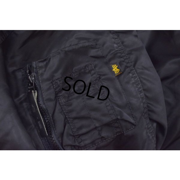 画像5: 【ビンテージ】【アルファ製】黒【B-15タイプ】【フライトジャケット】【サイズＸＬ】  