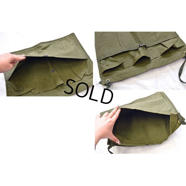 画像2: 【デッドストック】【ビンテージ】米軍【U.S.ARMY】【Patients effects BAG】【ペーシェントエフェクトバッグ】【エプロン】【ウォールポケット】 