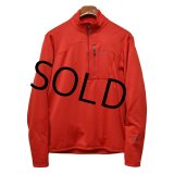 【パタゴニア】patagonia【赤】ハーフジップ【フリースジャケット】【サイズＭ】 