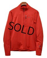 【パタゴニア】patagonia【赤】ハーフジップ【フリースジャケット】【サイズＭ】 