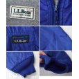 画像2: 【ビンテージ】L.L.Bean【ＬＬビーン】【青】【裏フリース】 【ナイロンパーカー】<br> (2)