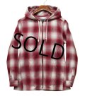 【ビンテージ】【Pendleton】ペンドルトン【赤ｘ白】シャドーチェック【ウールパーカー】レディース古着【レディースＭ】 