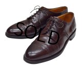 【ビンテージ】【オールデン】ALDEN x Sherman Brothers 別注【メダリオンキャップトゥ】ブラウン 【レザーシューズ】【12 B/D】【30cm程度】 