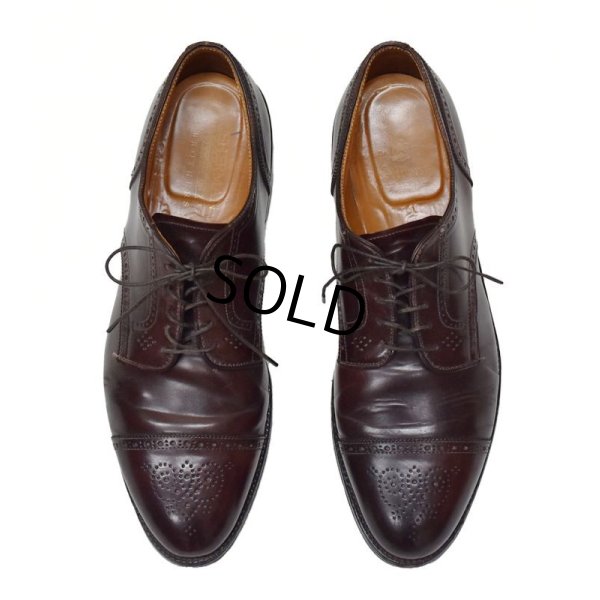 画像3: 【ビンテージ】【オールデン】ALDEN x Sherman Brothers 別注【メダリオンキャップトゥ】ブラウン 【レザーシューズ】【12 B/D】【30cm程度】 