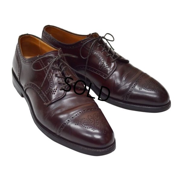 画像8: 【ビンテージ】【オールデン】ALDEN x Sherman Brothers 別注【メダリオンキャップトゥ】ブラウン 【レザーシューズ】【12 B/D】【30cm程度】 