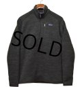 【パタゴニア】patagonia【チャコールグレー】【1/4ジップ】【ベターセーター】【サイズＭ】 