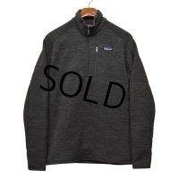 【パタゴニア】patagonia【チャコールグレー】【1/4ジップ】【ベターセーター】【サイズＭ】 