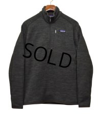 【パタゴニア】patagonia【チャコールグレー】【1/4ジップ】【ベターセーター】【サイズＭ】 