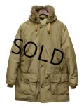 ビンテージ【ウールリッチ】WOOLRICH【アークティックパーカー】【ベージュ】【ダウンジャケット】【サイズＭ】 