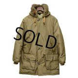 ビンテージ【ウールリッチ】WOOLRICH【アークティックパーカー】【ベージュ】【ダウンジャケット】【サイズＭ】 
