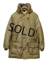 ビンテージ【ウールリッチ】WOOLRICH【アークティックパーカー】【ベージュ】【ダウンジャケット】【サイズＭ】 