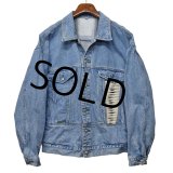 〜90's【ビンテージ】【L.A.GEAR】【デニムジャケット】【サイズＬ】 