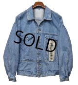〜90's【ビンテージ】【L.A.GEAR】【デニムジャケット】【サイズＬ】 