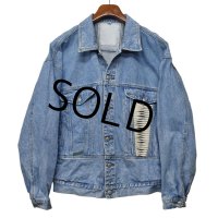 〜90's【ビンテージ】【L.A.GEAR】【デニムジャケット】【サイズＬ】 