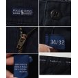 画像3: 【ラルフローレン】Ralph Lauren【黒】【２タック】【コットンパンツ】【34×32】<br> (3)