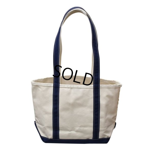 画像3: ほぼ未使用!【ビンテージ】USA製【L.L.bean】【L.L.ビーン】【キャンバス】ロングハンドル【トートバッグ】【STEEL-CON】【白×紺】