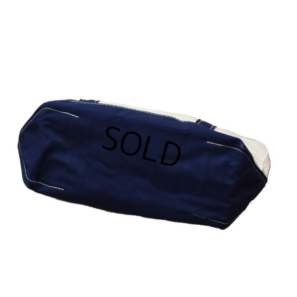 画像4: ほぼ未使用!【ビンテージ】USA製【L.L.bean】【L.L.ビーン】【キャンバス】ロングハンドル【トートバッグ】【STEEL-CON】【白×紺】