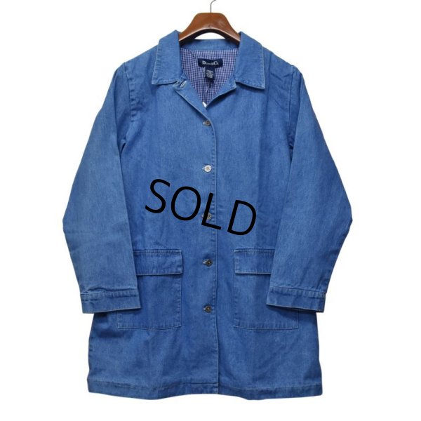 画像1: 新品【デッドストック】【Denim &Co.】【デニムコート】 デニムジャケット【レディース古着】【サイズM】 