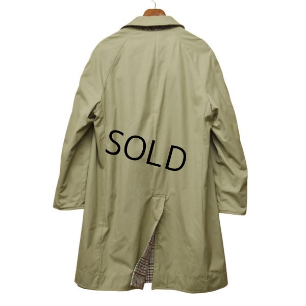 画像4: 程度良好【リバーシブル】【ベージュ】【グレンチェック】【ステンカラーコート】【サイズ40L】