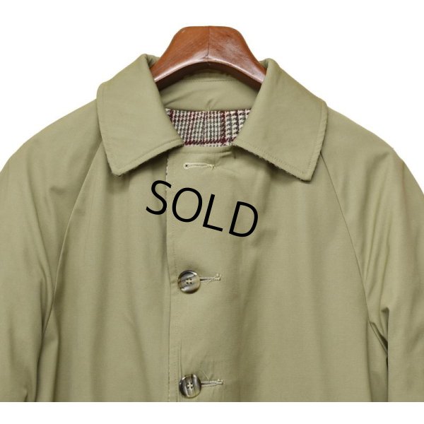 画像9: 程度良好【リバーシブル】【ベージュ】【グレンチェック】【ステンカラーコート】【サイズ40L】